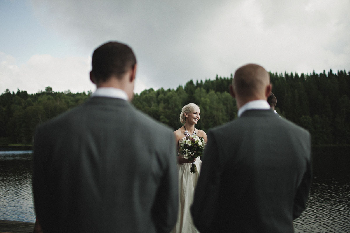 Swedish Lake Wedding by Jonas Peterson