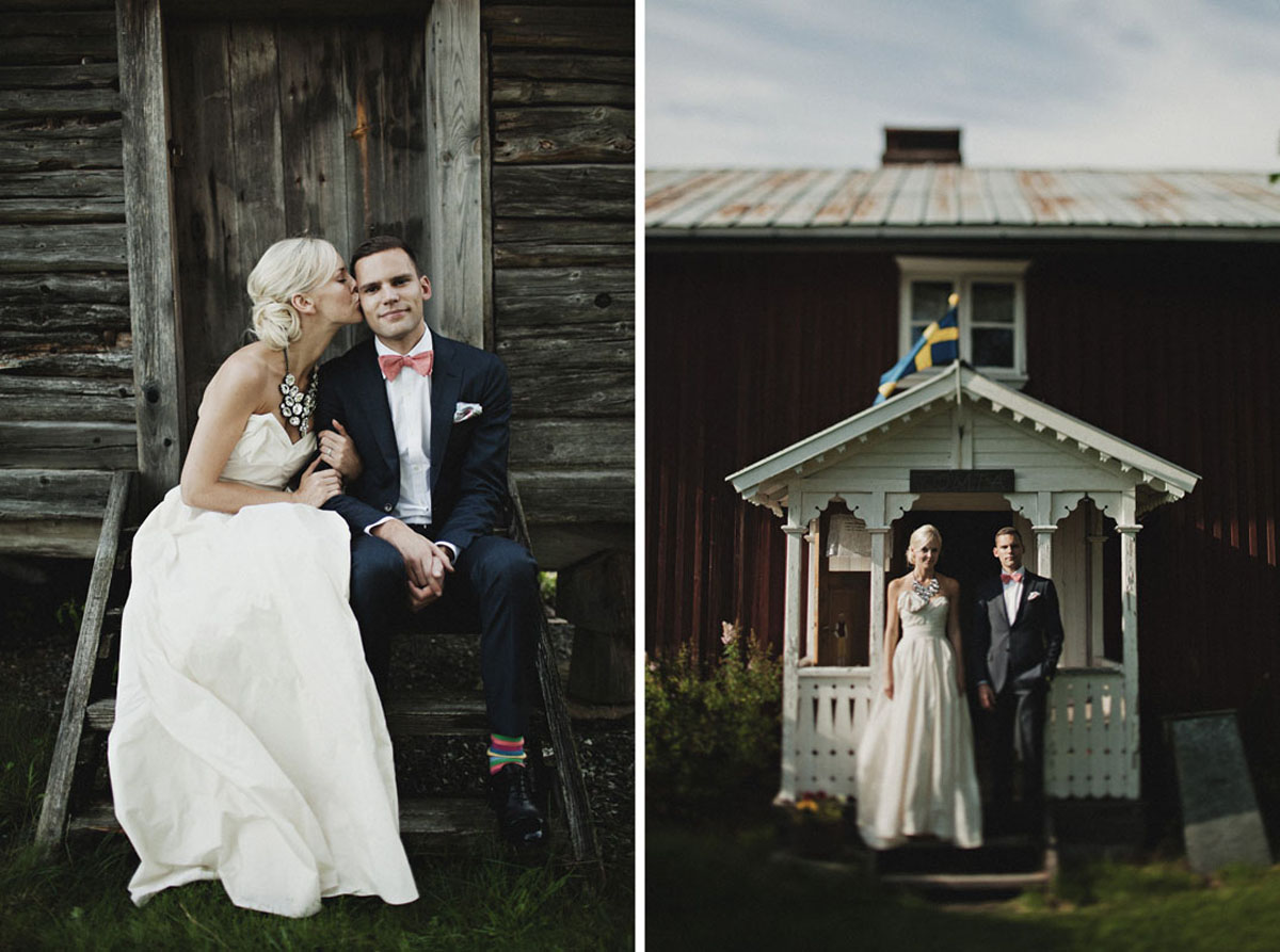 Swedish Lake Wedding by Jonas Peterson